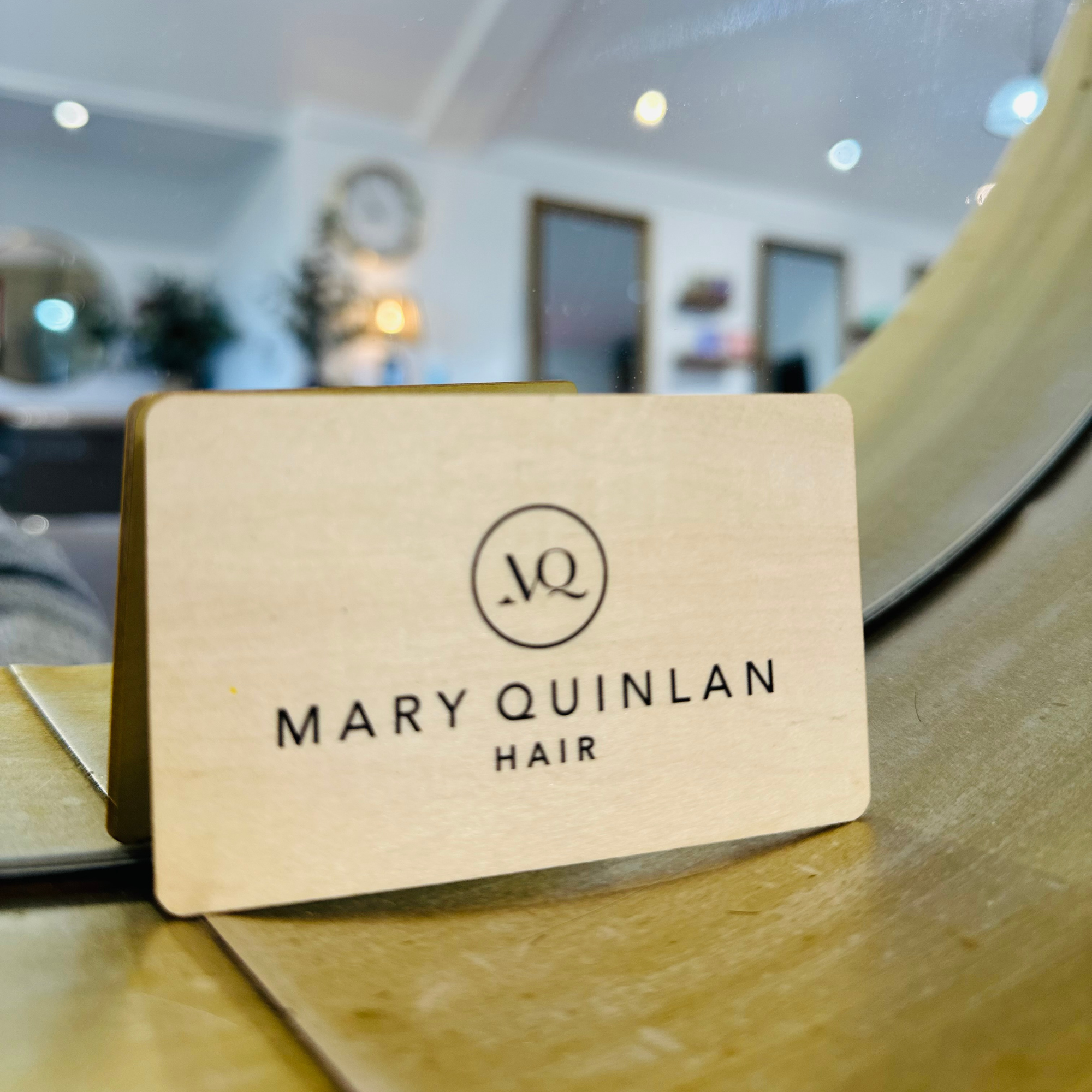 Mary Quinlan Hair Gift Card - In Salon Use Only - Physical Card - Sent with An Post